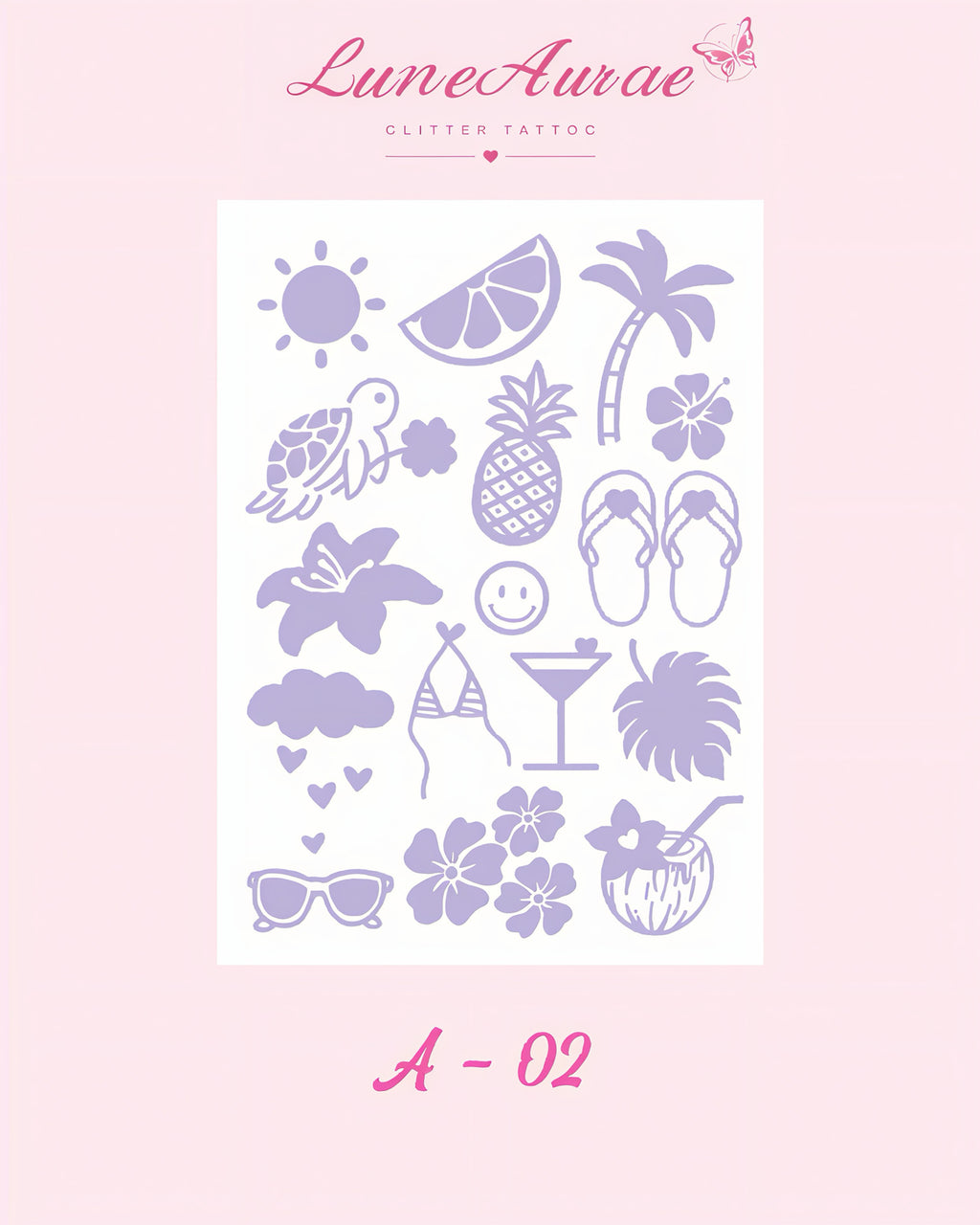 DIY Glitter Tattoo Stickers -A series