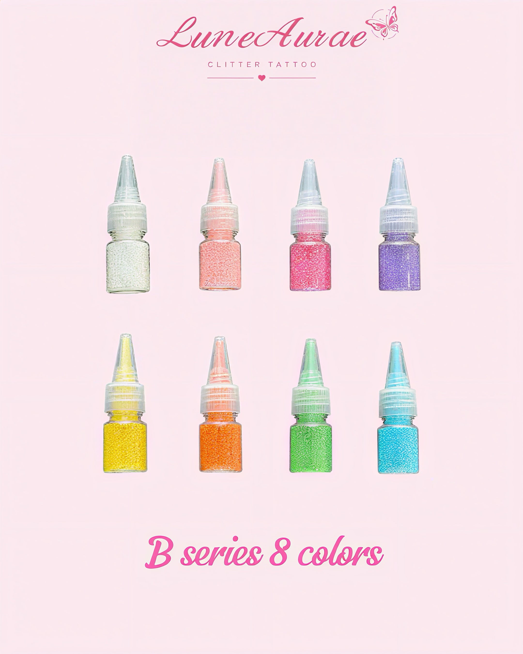 Set glitter per tatuaggio temporaneo