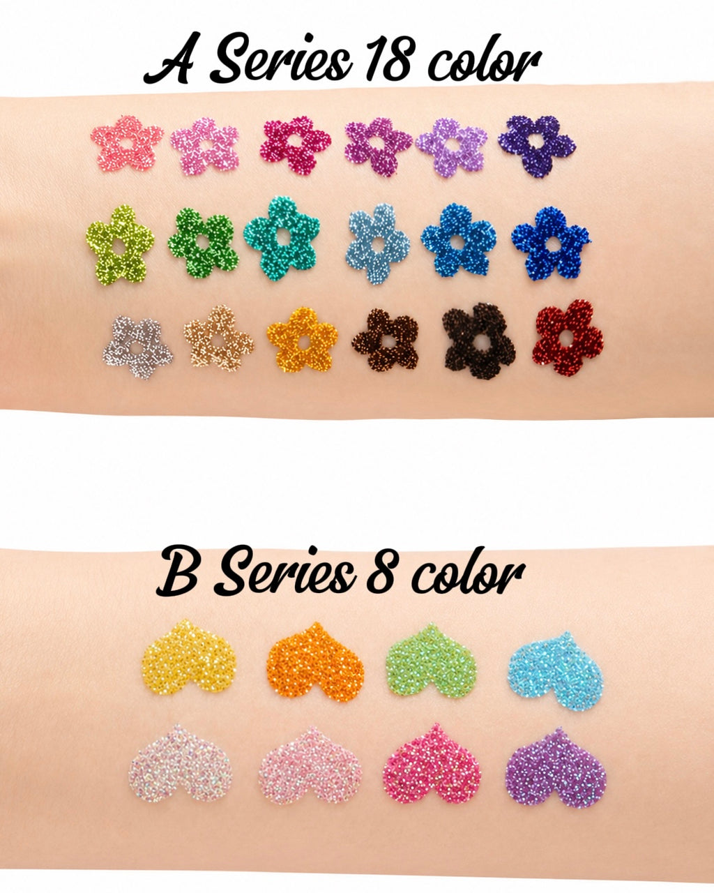Set glitter per tatuaggio temporaneo
