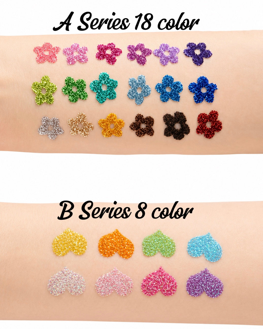 Set glitter per tatuaggio temporaneo