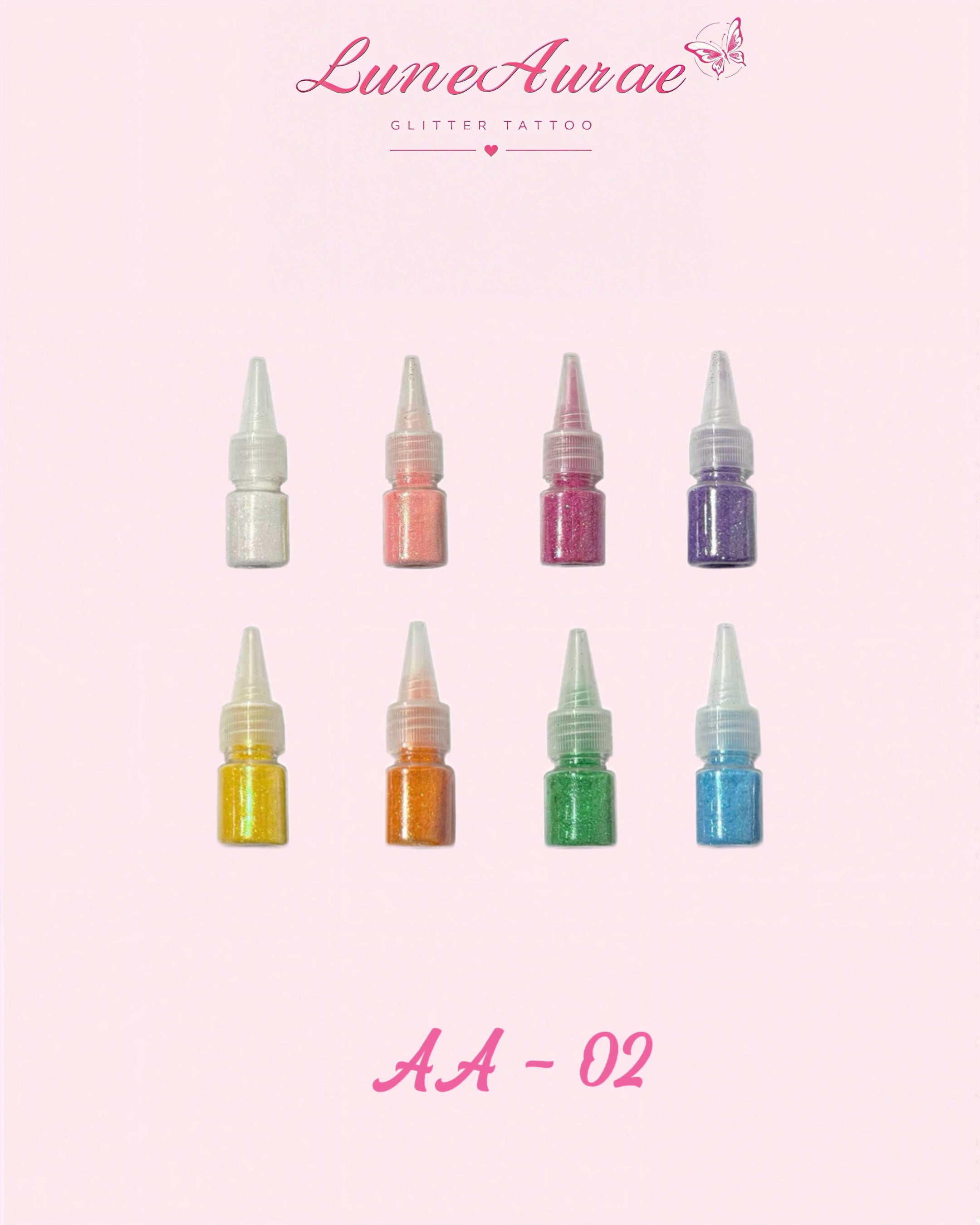 DIY Glitter Tattoo Sticker Set-A series