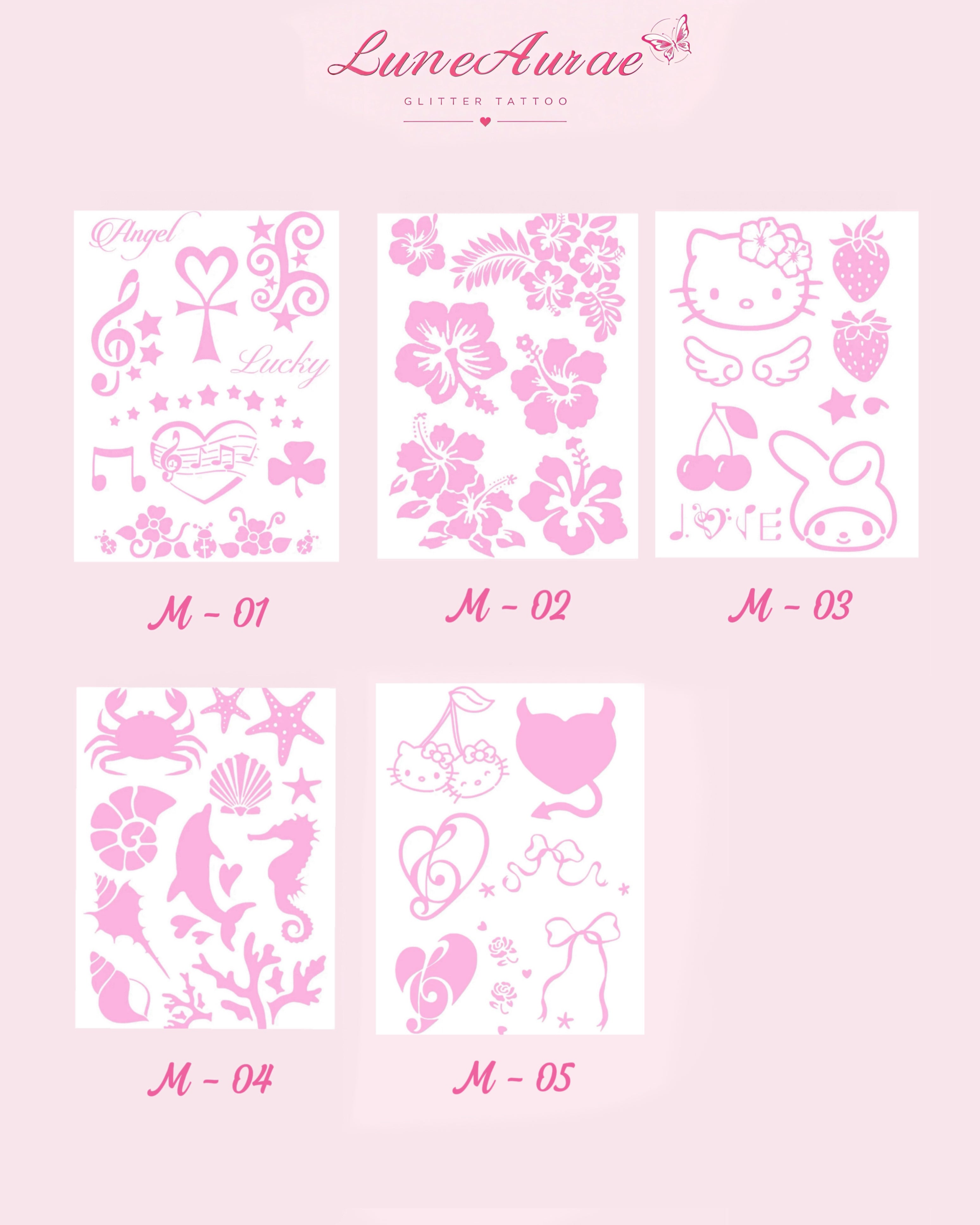 Autocollant de tatouage pailleté à faire soi-même - Nouvelle arrivée