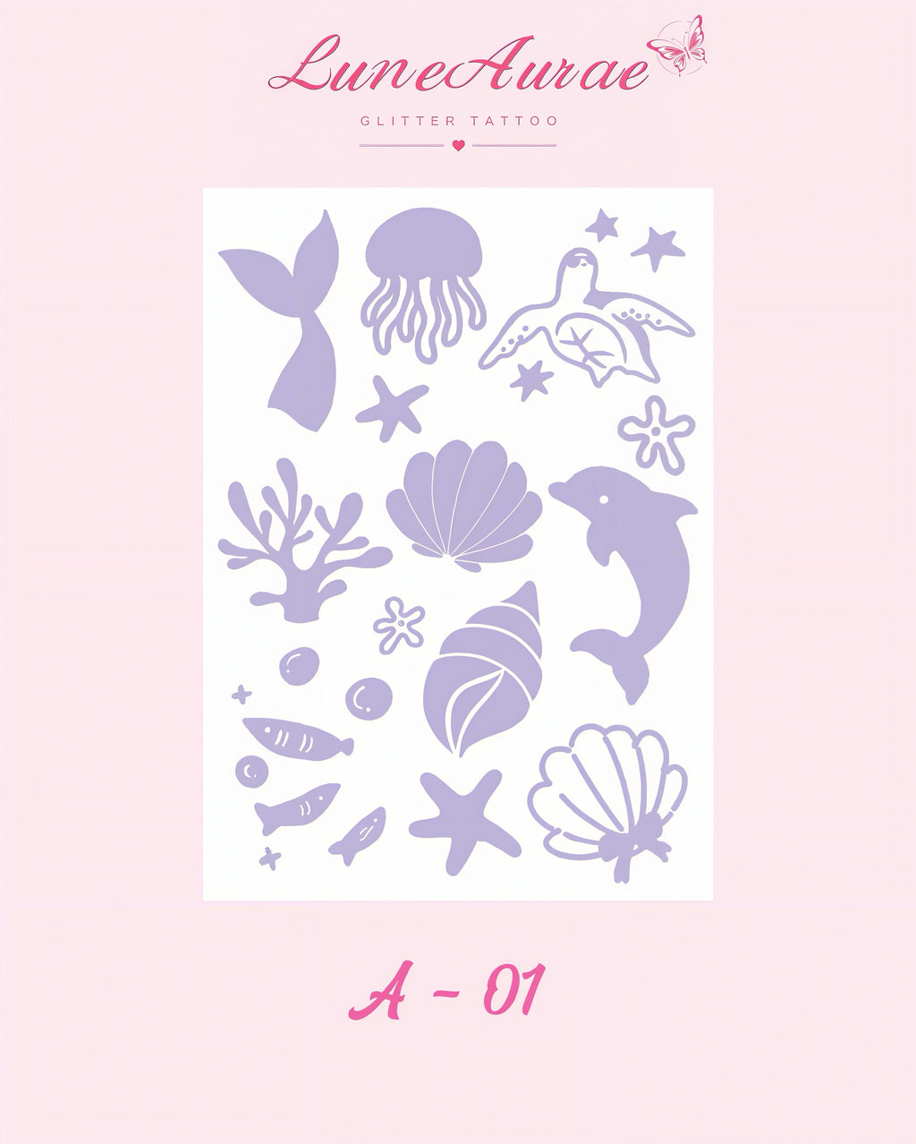 DIY Glitter Tattoo Stickers -A series