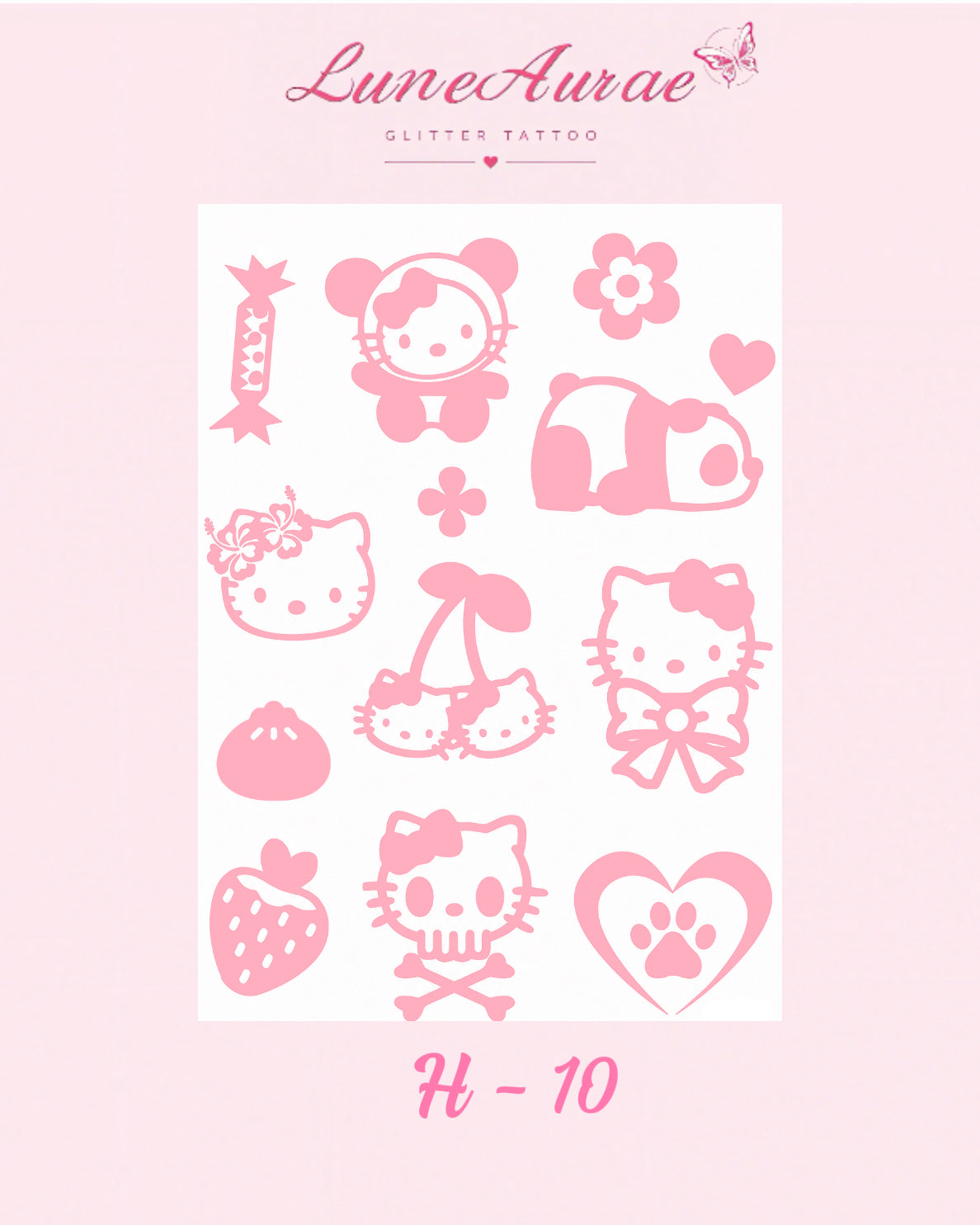 Tattoo Stickers-H series