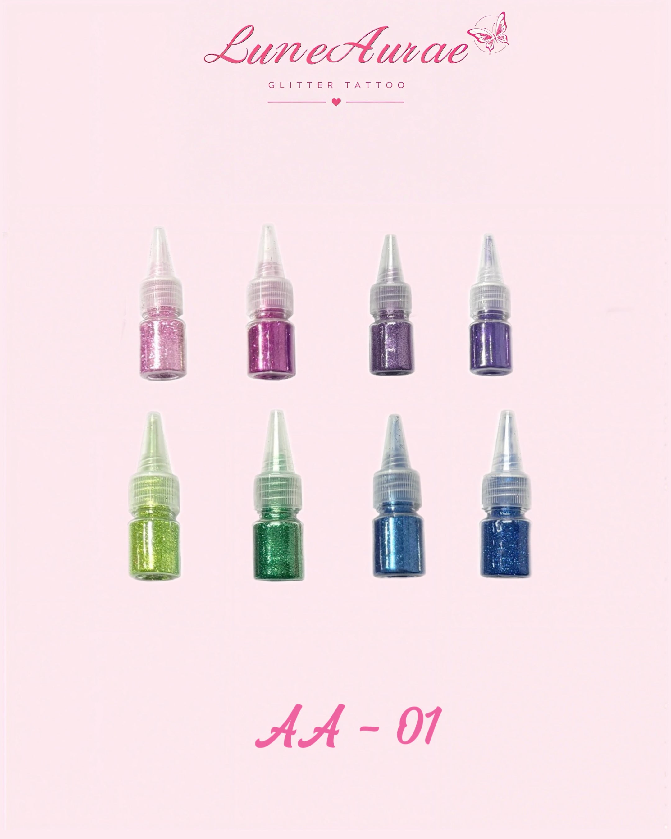 DIY Glitter Tattoo Sticker Set-A series