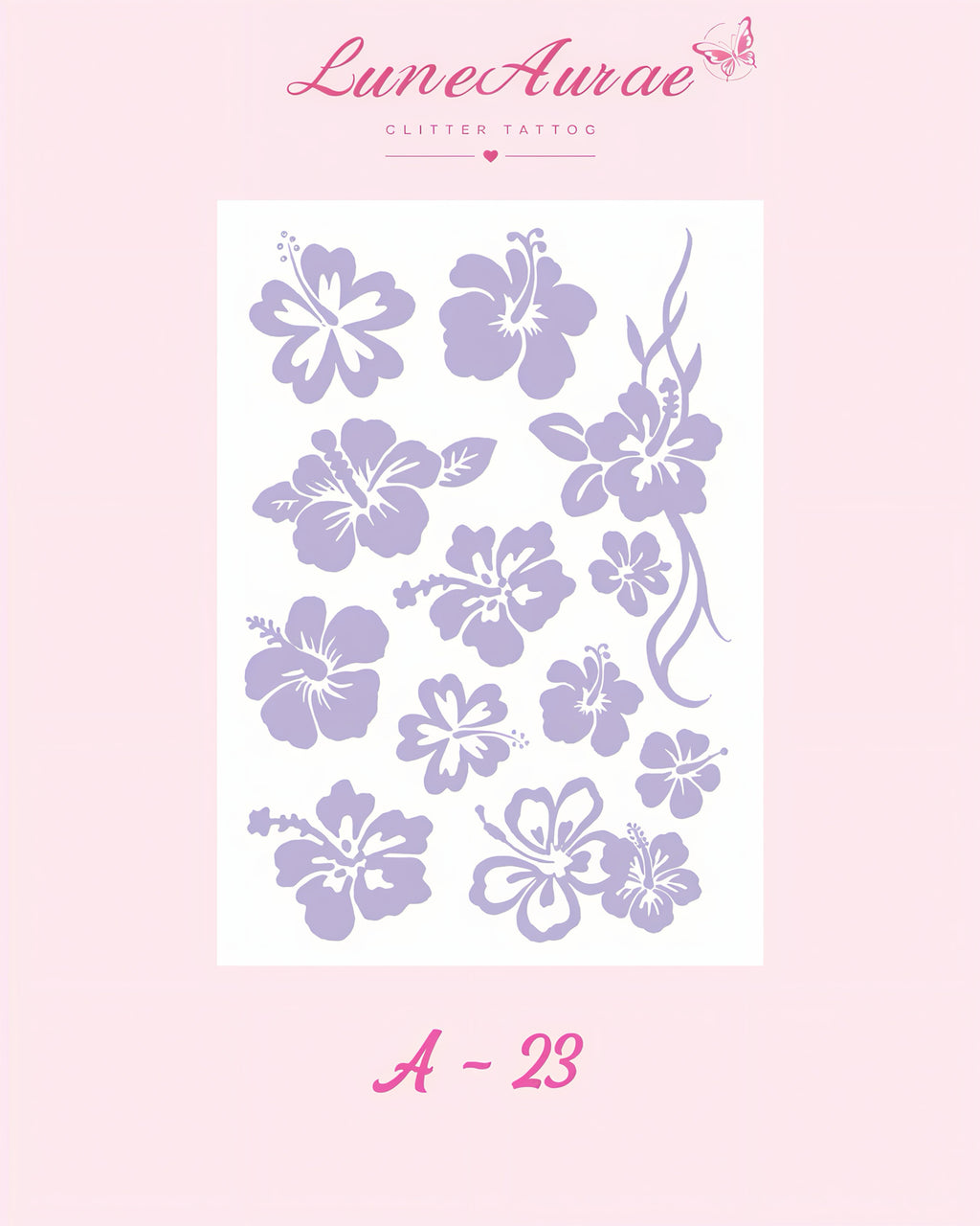 DIY Glitter Tattoo Sticker-A series
