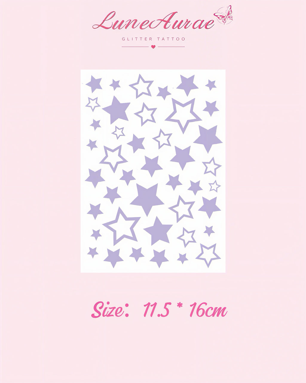DIY Glitter Tattoo Stickers -A series