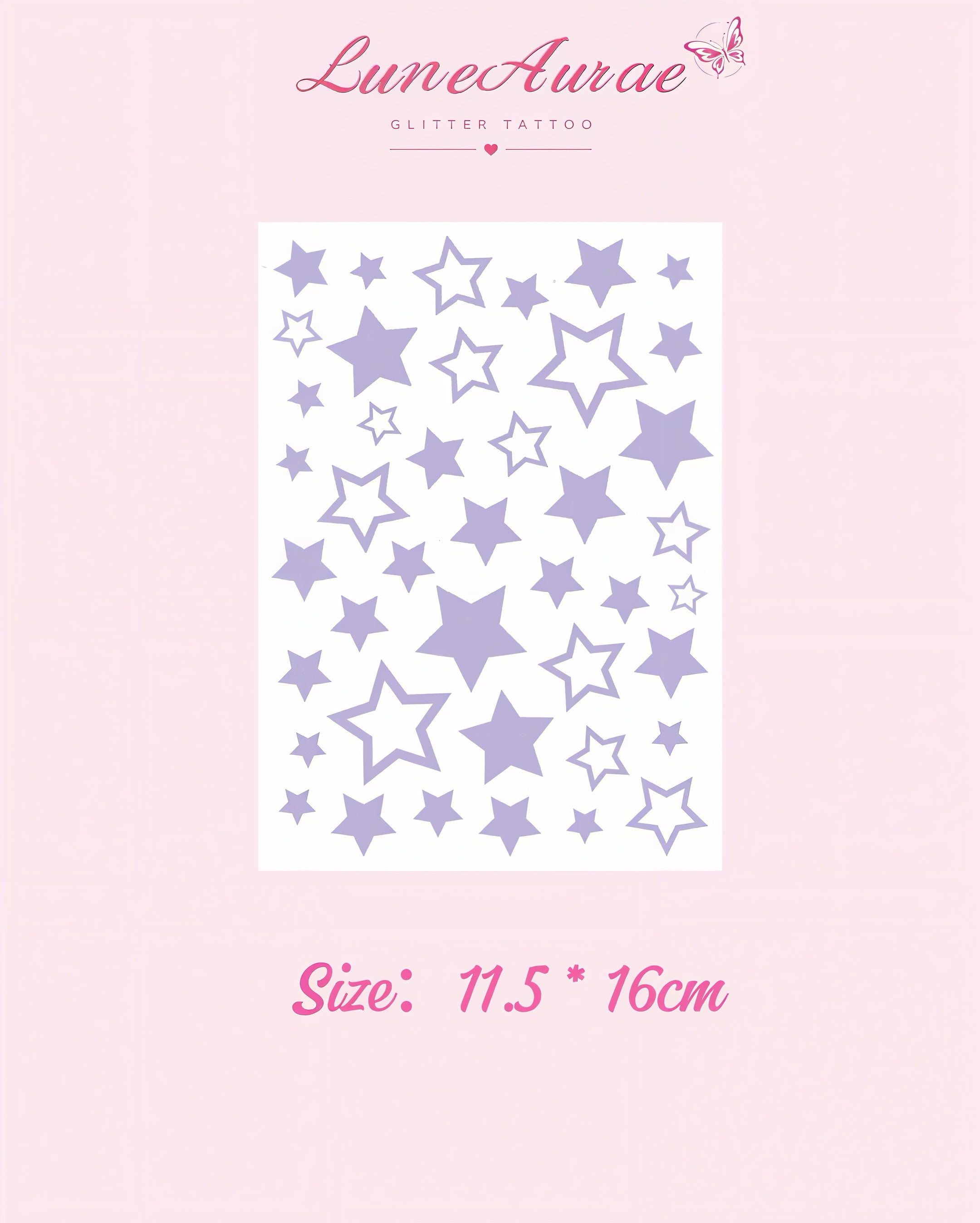 100/200/500 sheets Custom your pattern - DIY Glitter Tattoo sticker
