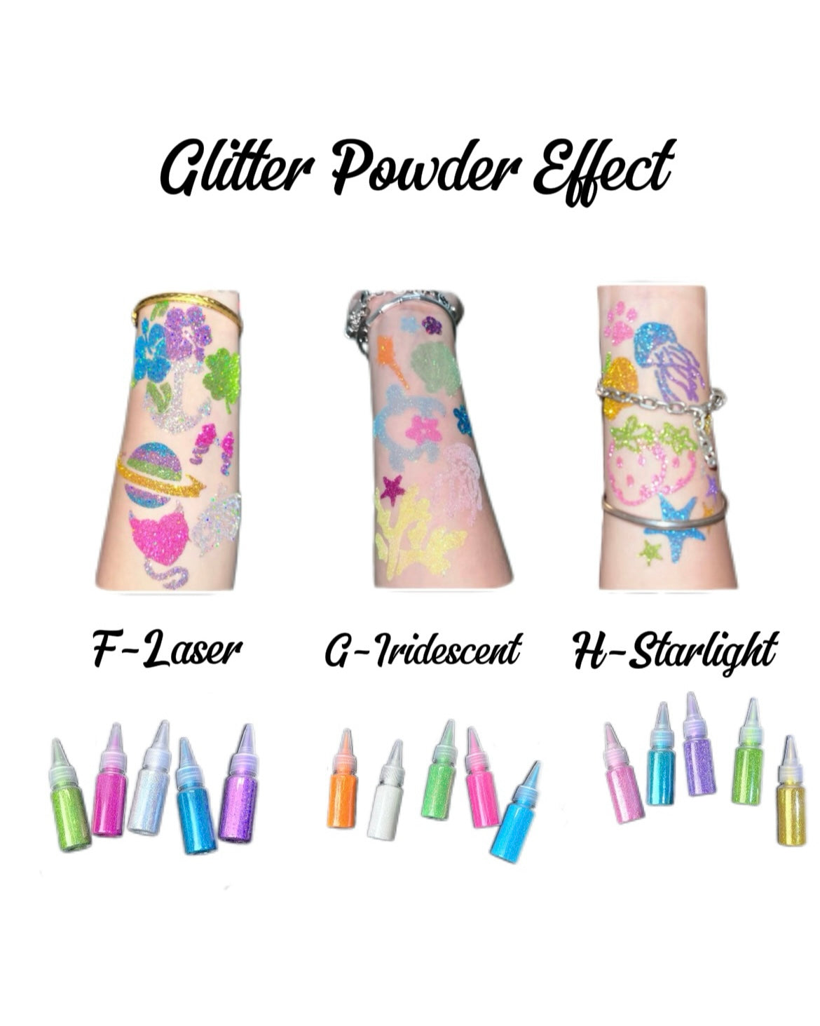 Ensemble de paillettes pour tatouage temporaire - Nouvelle arrivée