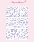 100/200/500 sheets Custom your pattern - DIY Glitter Tattoo sticker