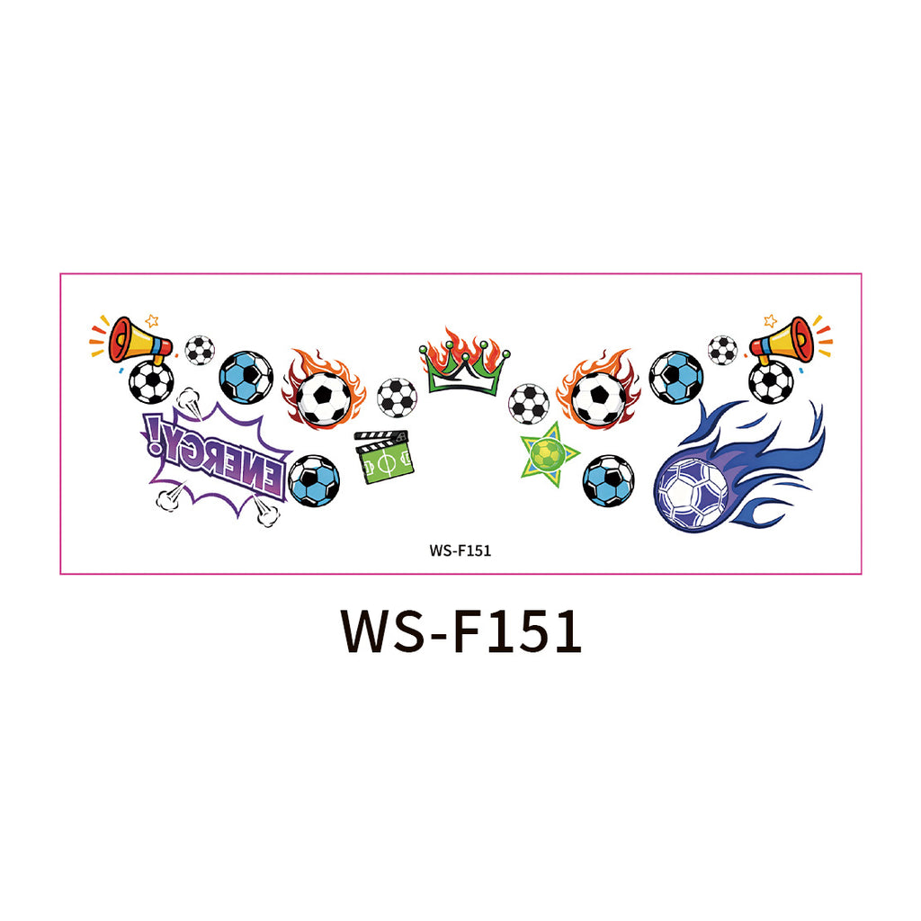 10 PCS Face Makeup Tattoo Stickers-FIFA World Cup Theme
