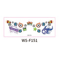10 PCS Face Makeup Tattoo Stickers-FIFA World Cup Theme