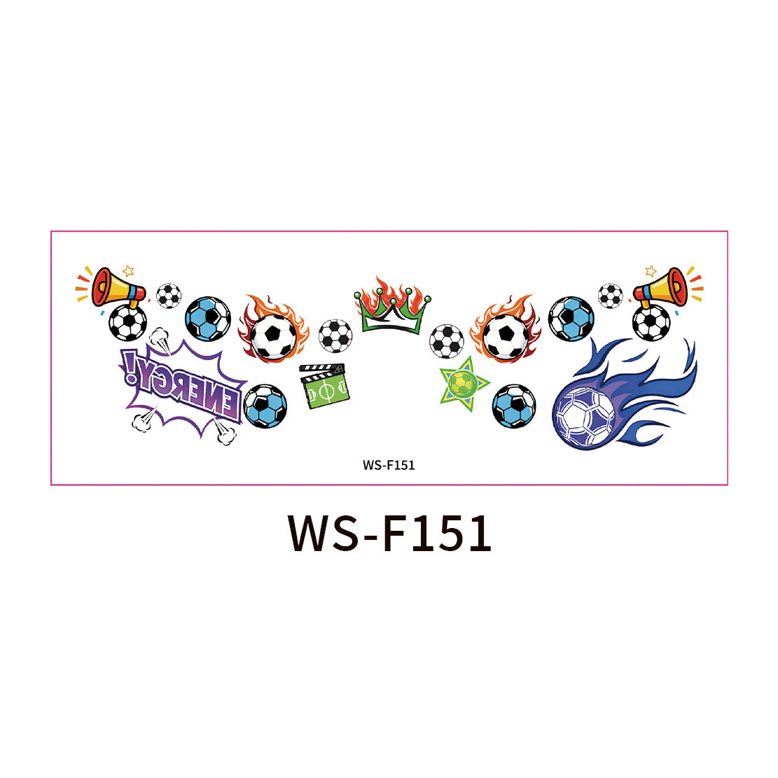 10 PCS Face Makeup Tattoo Stickers-FIFA World Cup Theme