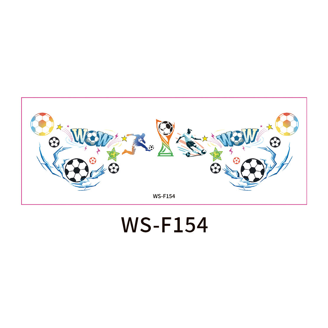 10 PCS Face Makeup Tattoo Stickers-FIFA World Cup Theme