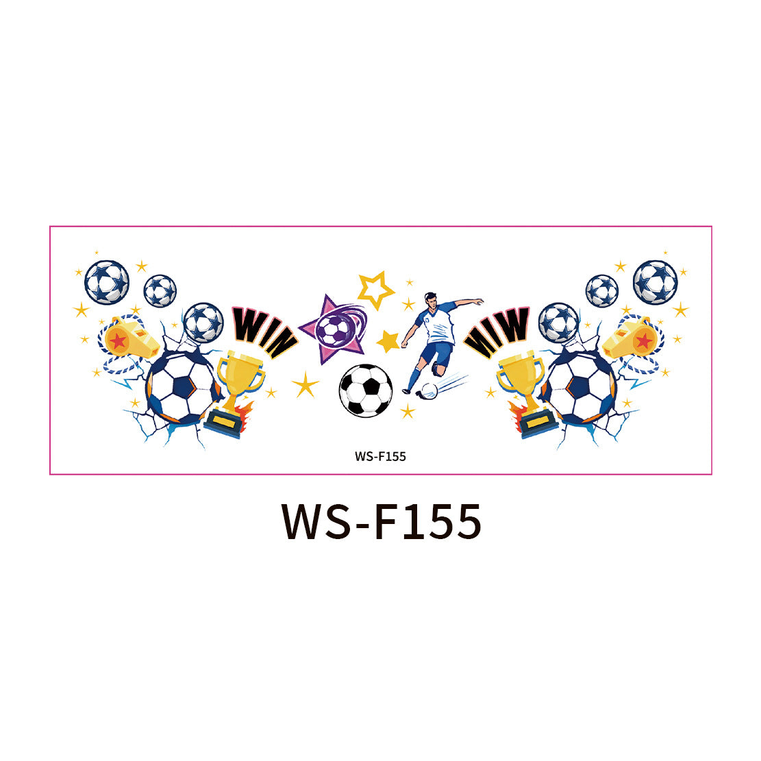 10 PCS Face Makeup Tattoo Stickers-FIFA World Cup Theme