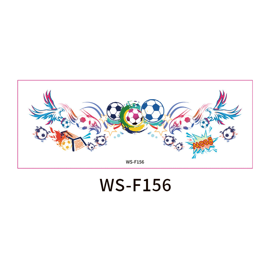 10 PCS Face Makeup Tattoo Stickers-FIFA World Cup Theme