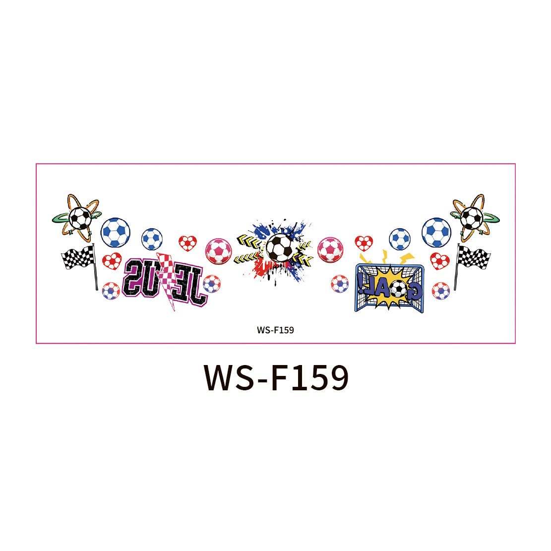 10 PCS Face Makeup Tattoo Stickers-FIFA World Cup Theme